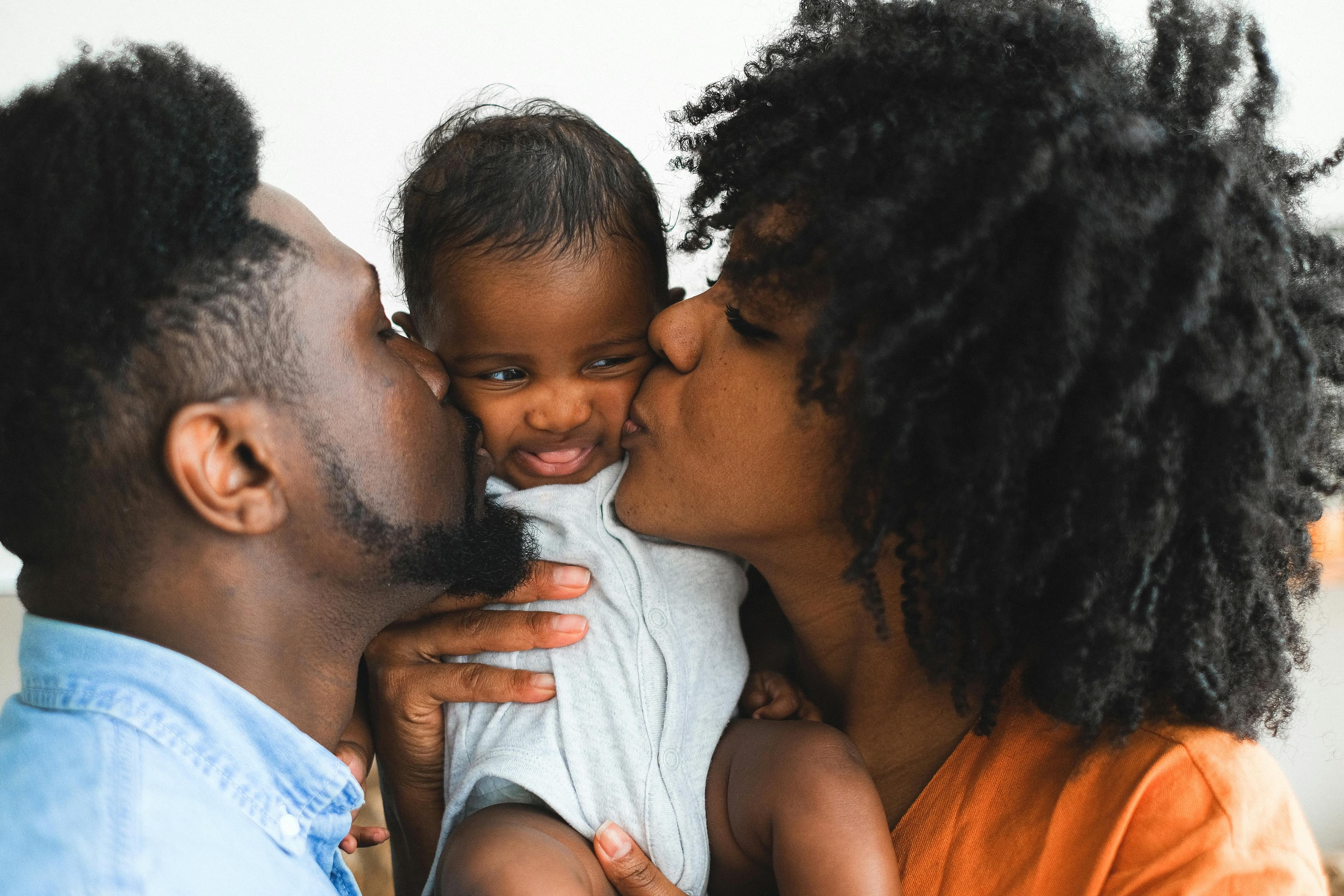 Couple with baby
